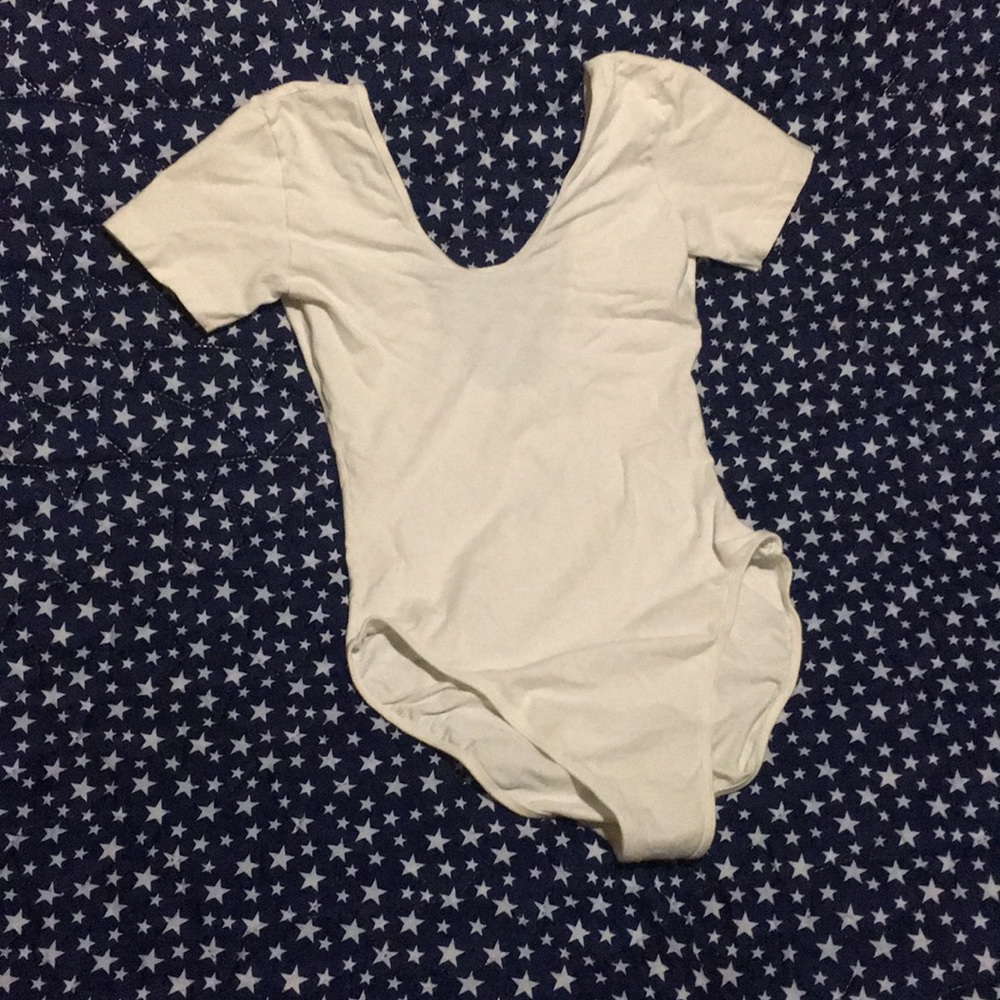 American Apparel Bodysuit WHITE